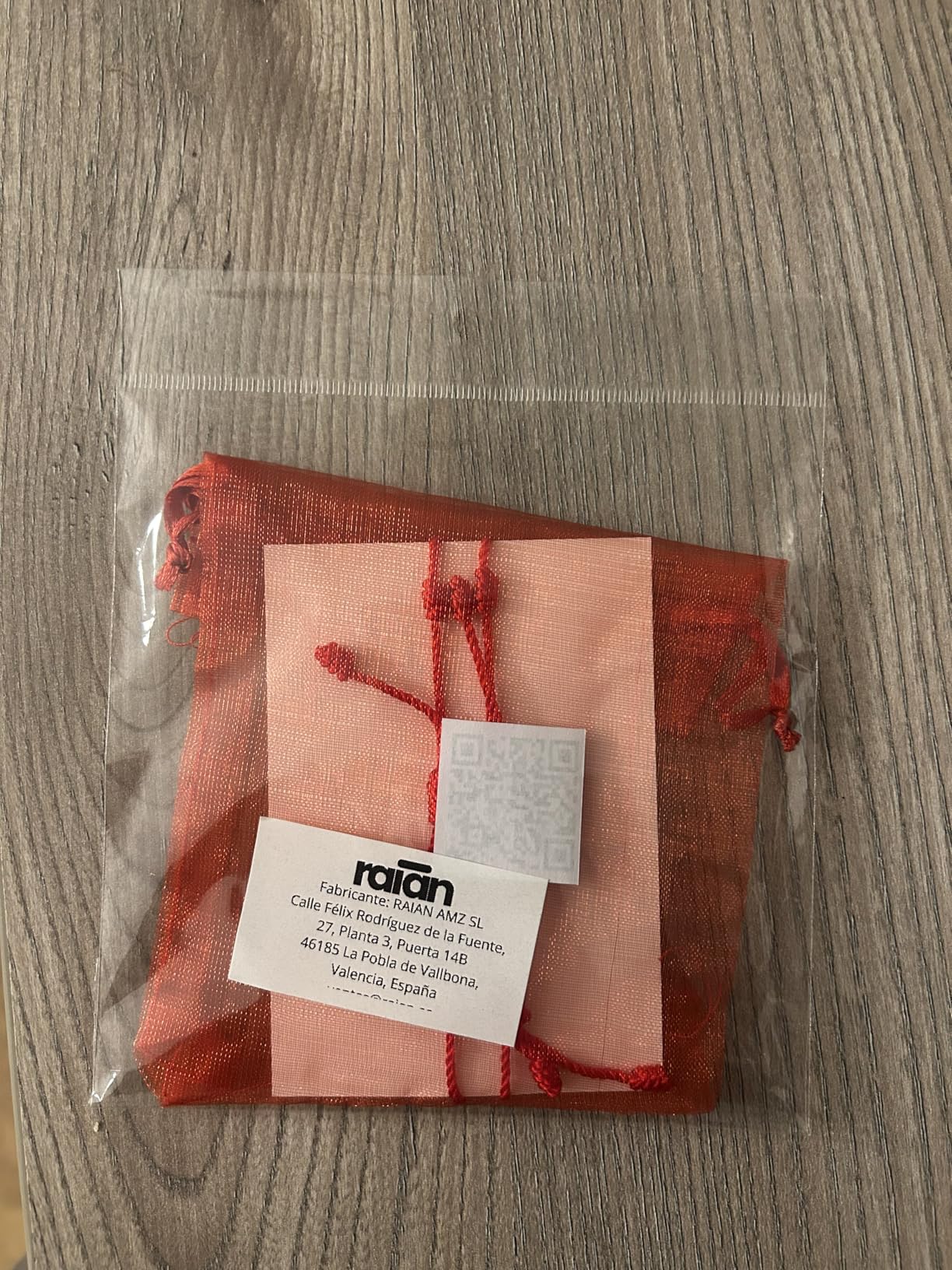 Pack de pulsera de los 7 nudos RAIAN dentro de bolsa transparente
