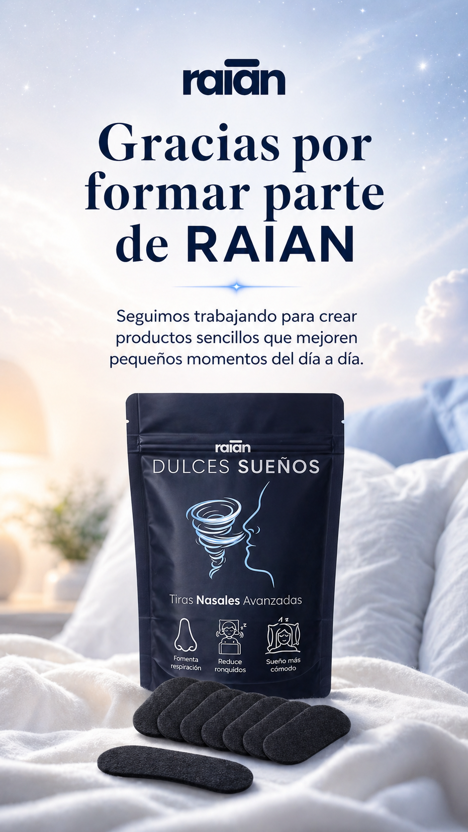 Tiras nasales RAIAN - información final