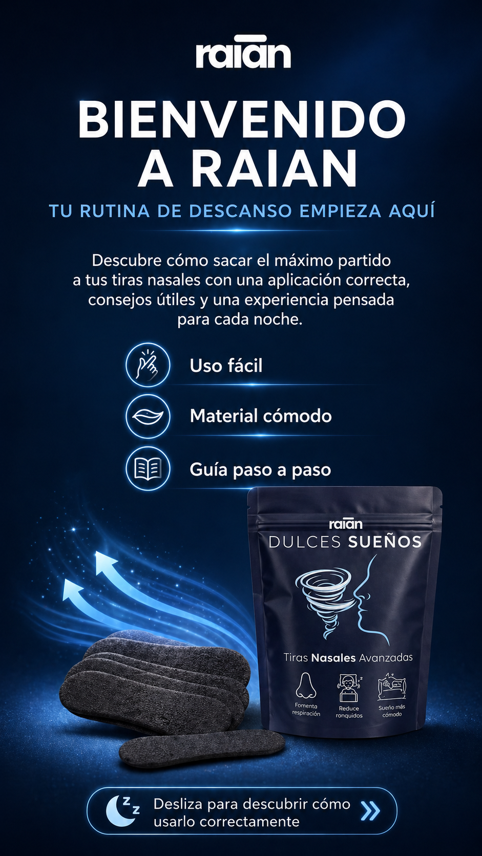 Tiras nasales RAIAN - presentación